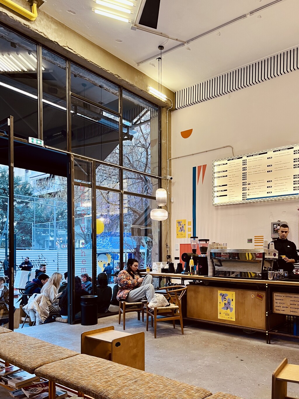 The counter of behold theman.